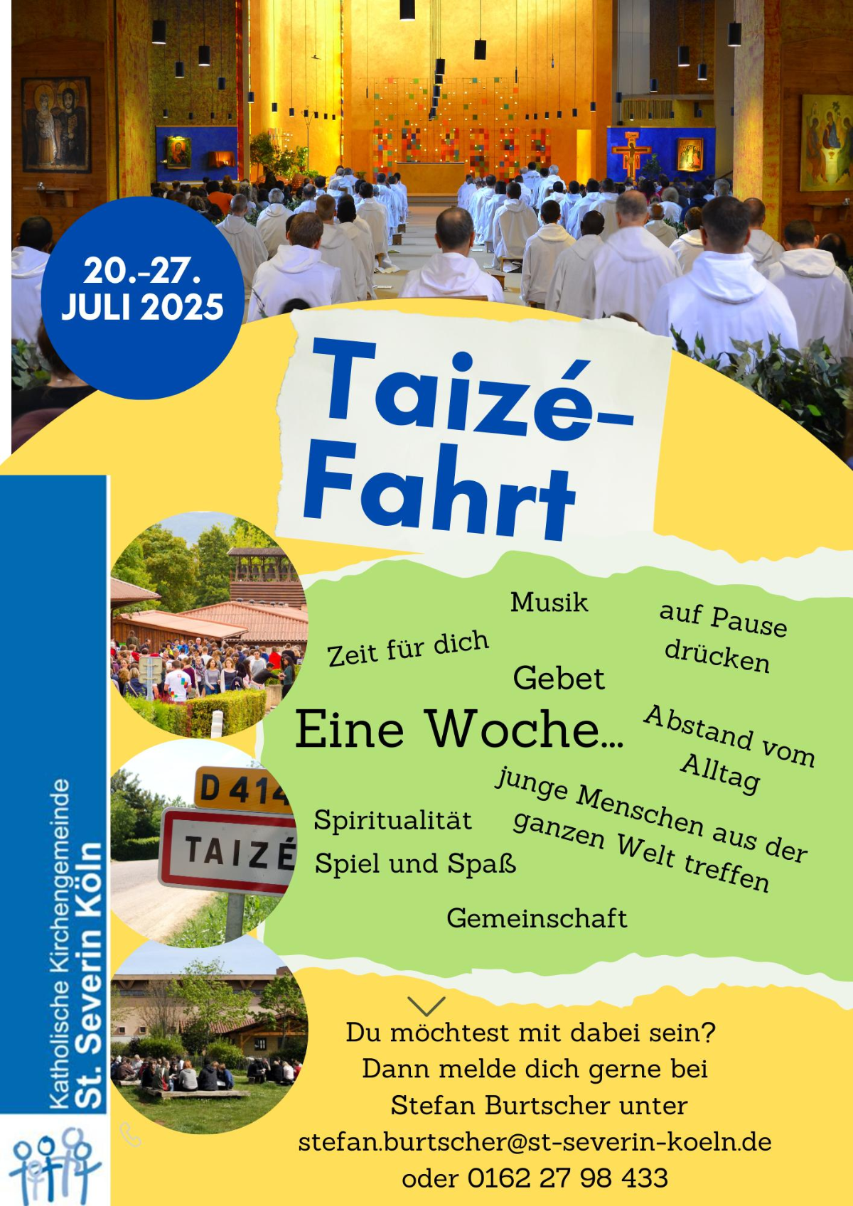Flyer Taizé 2025 vorne
