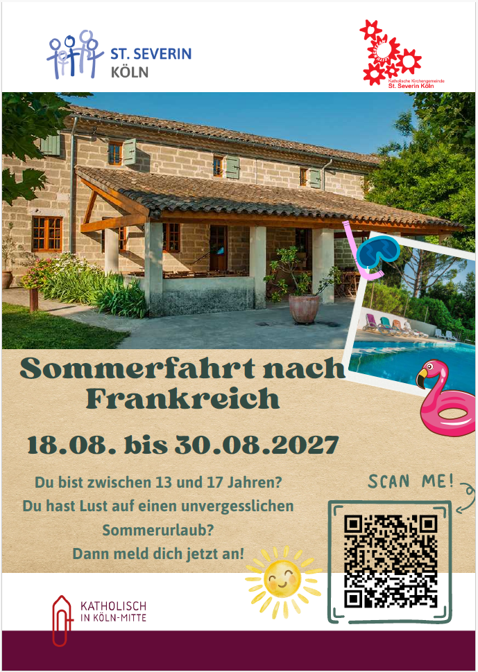 Sommerfahrt 2027 Plakat