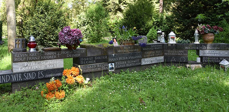 Obdachlosengrabstätte auf dem Kölner Südfriedhof (c) Anje Bauwens