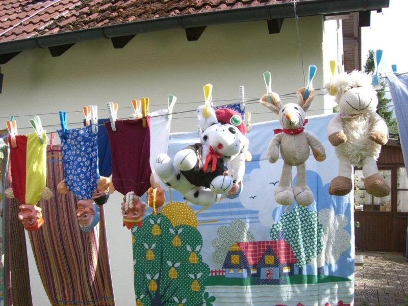 An der Wäscheleine (c) privat