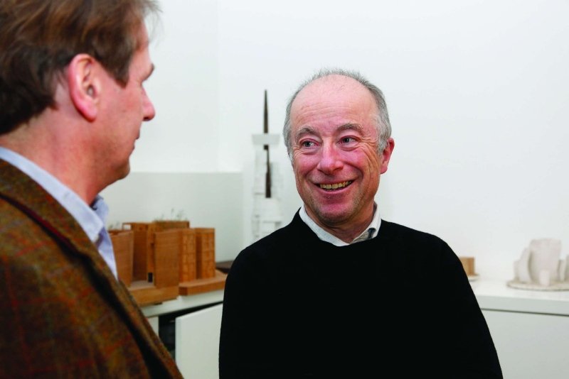 Architekt Paul Böhm im Gespräch mit Christoph Schmitz (c) SilviaBins