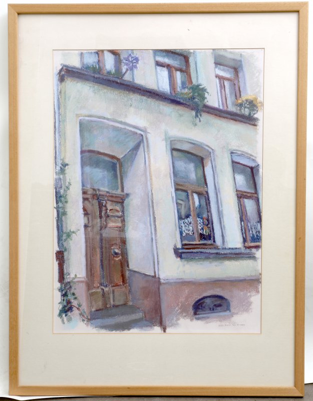 Hilde Henson-Sels, die Malerin dieses Bildes, hat lange Zeit im Severinsviertel gelebt. (c) SilviaBins (Foto)