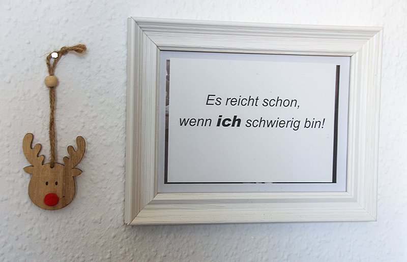 Auch der Humor kommt nicht zu kurz. (c) privat