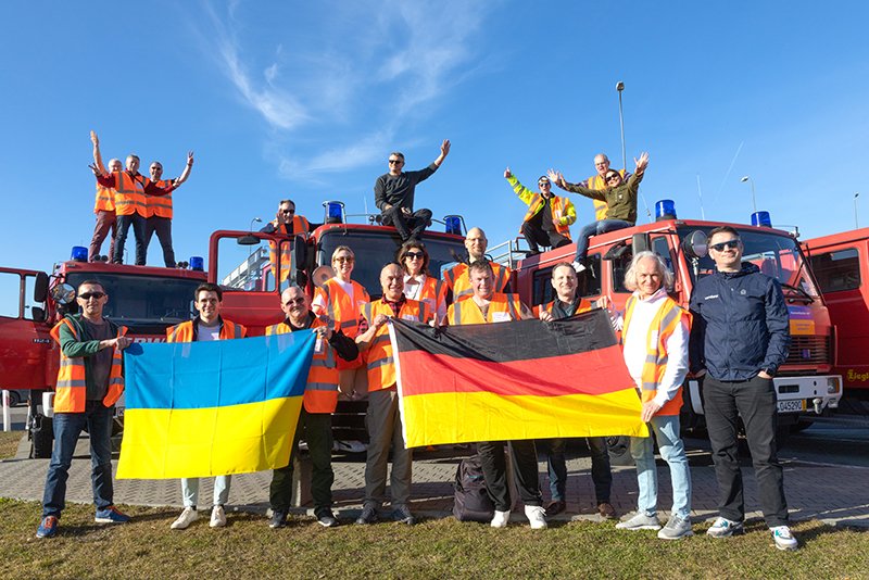 Ukraine-Hilfsgütertransport (c) Mykhailo Malyi / Blau-Gelbes-Kreuz e.V.