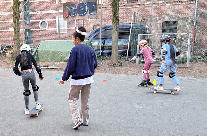 Mädchen-Skateprojekt (c) privat